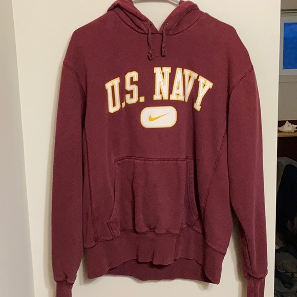 nike us navy hoodie